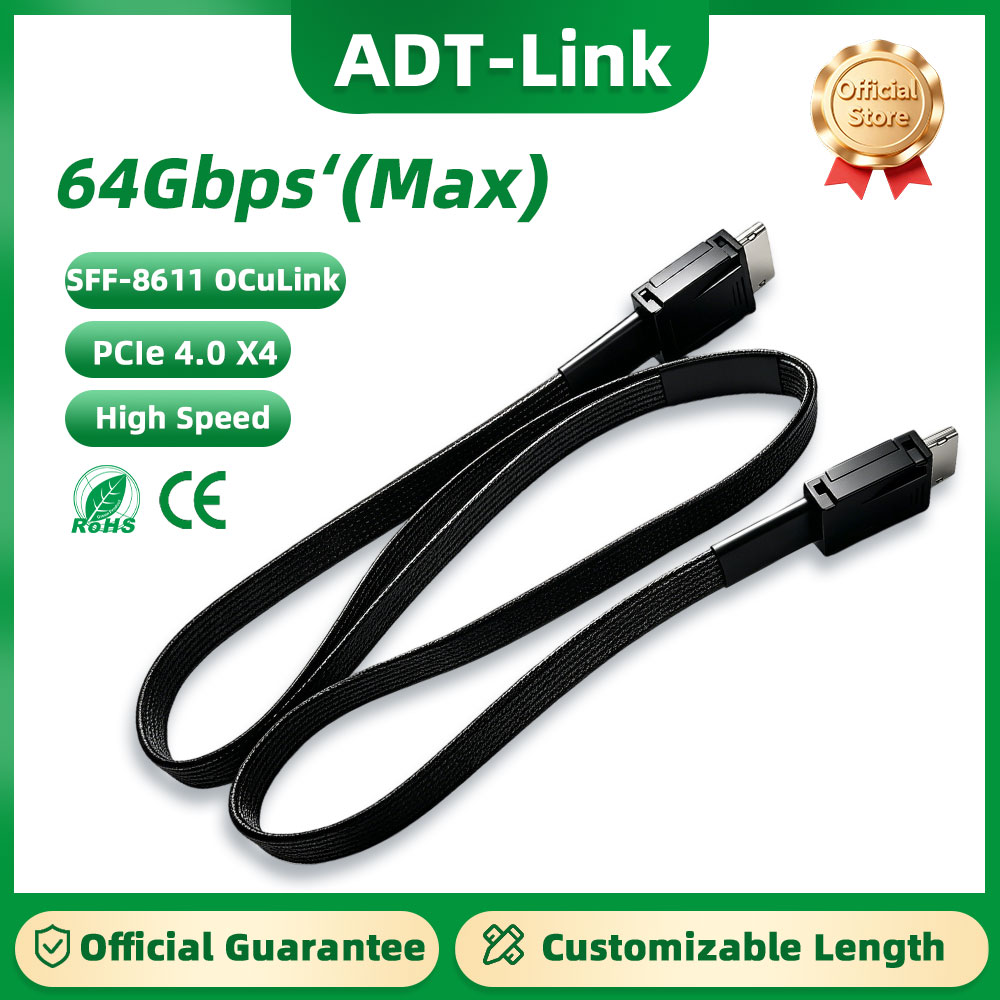 Oculink Egpu Mini Pc - Kabel Ekstensi ADT-Link 64Gb Male to
