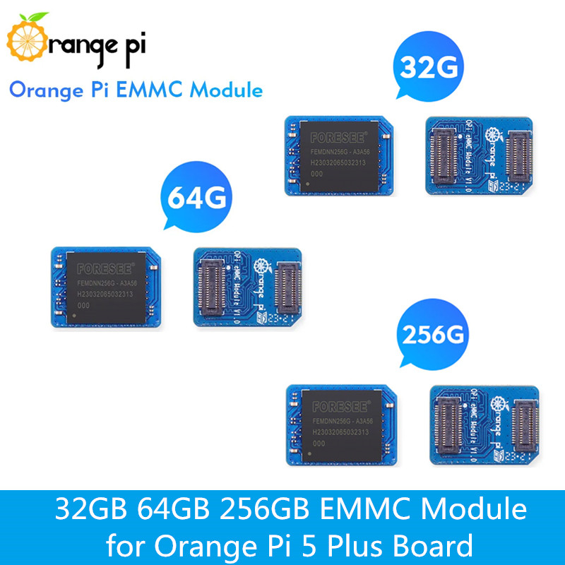 Orange Pi 5 Plus 16Gb - Oranye Pi 32GB 64GB 256GB modul