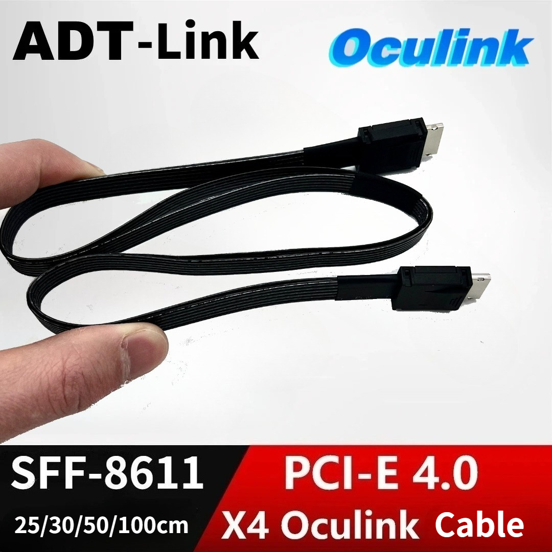 Kabel Ekstensi ADT-Link PCI-E  - Oculink Egpu Mini Pc ulasan dan harga