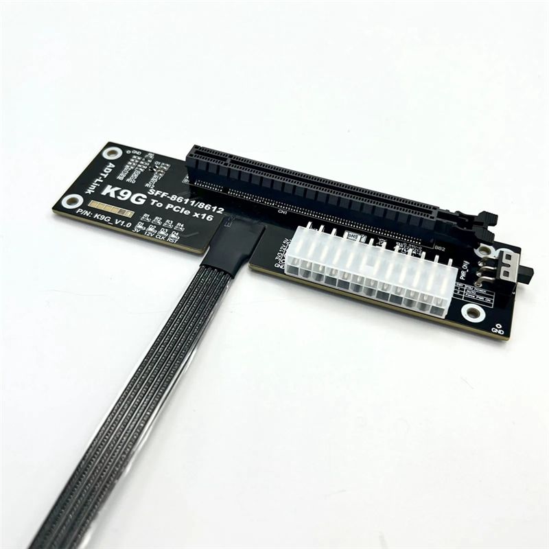 ADT-LINK Pcie 5.0 X4 EGPU Ocul - Oculink Egpu Mini Pc ulasan dan harga