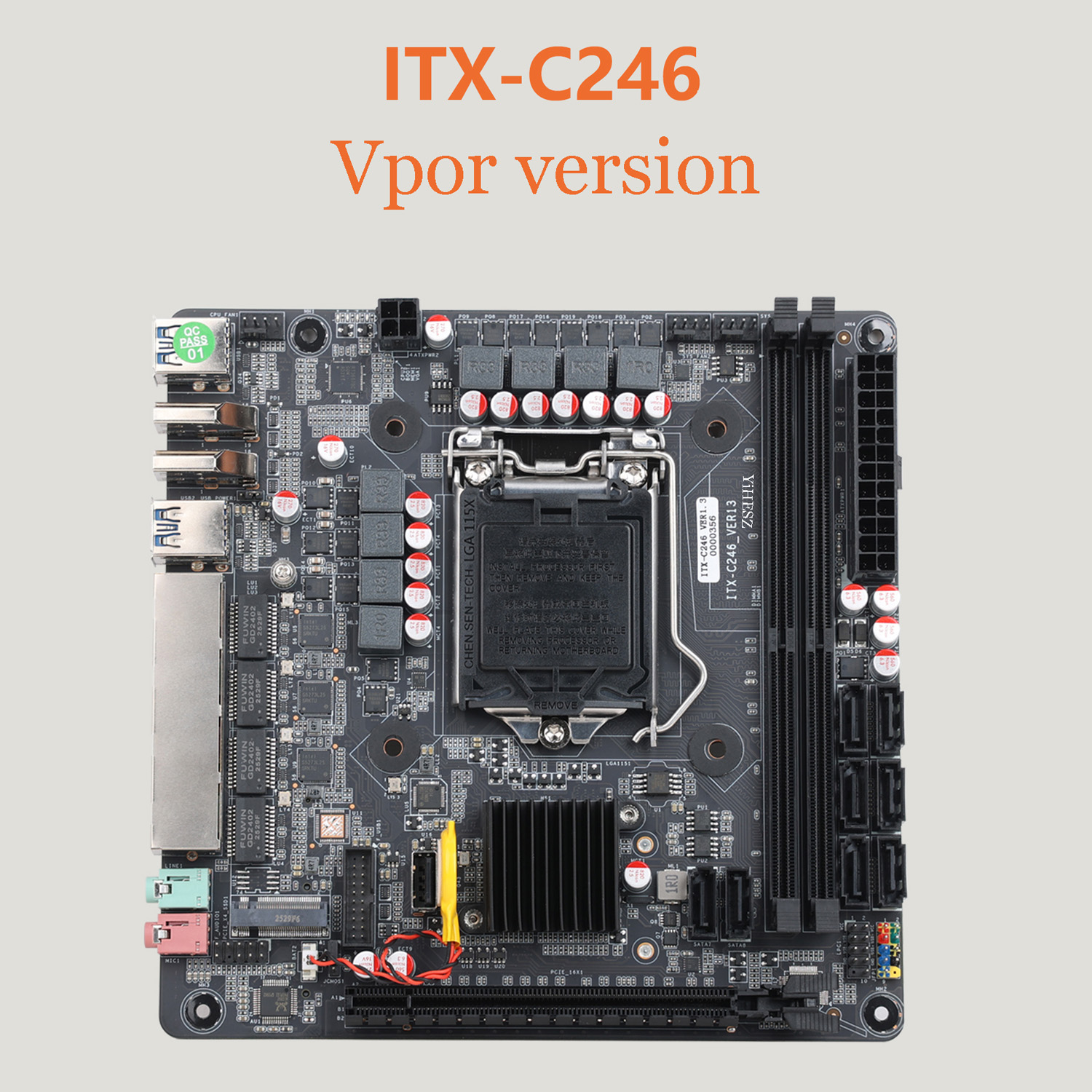 Motherboard LGA1151 C246 Vpro  - Nas Motherboard 8 Sata Mini Itx ulasan dan harga