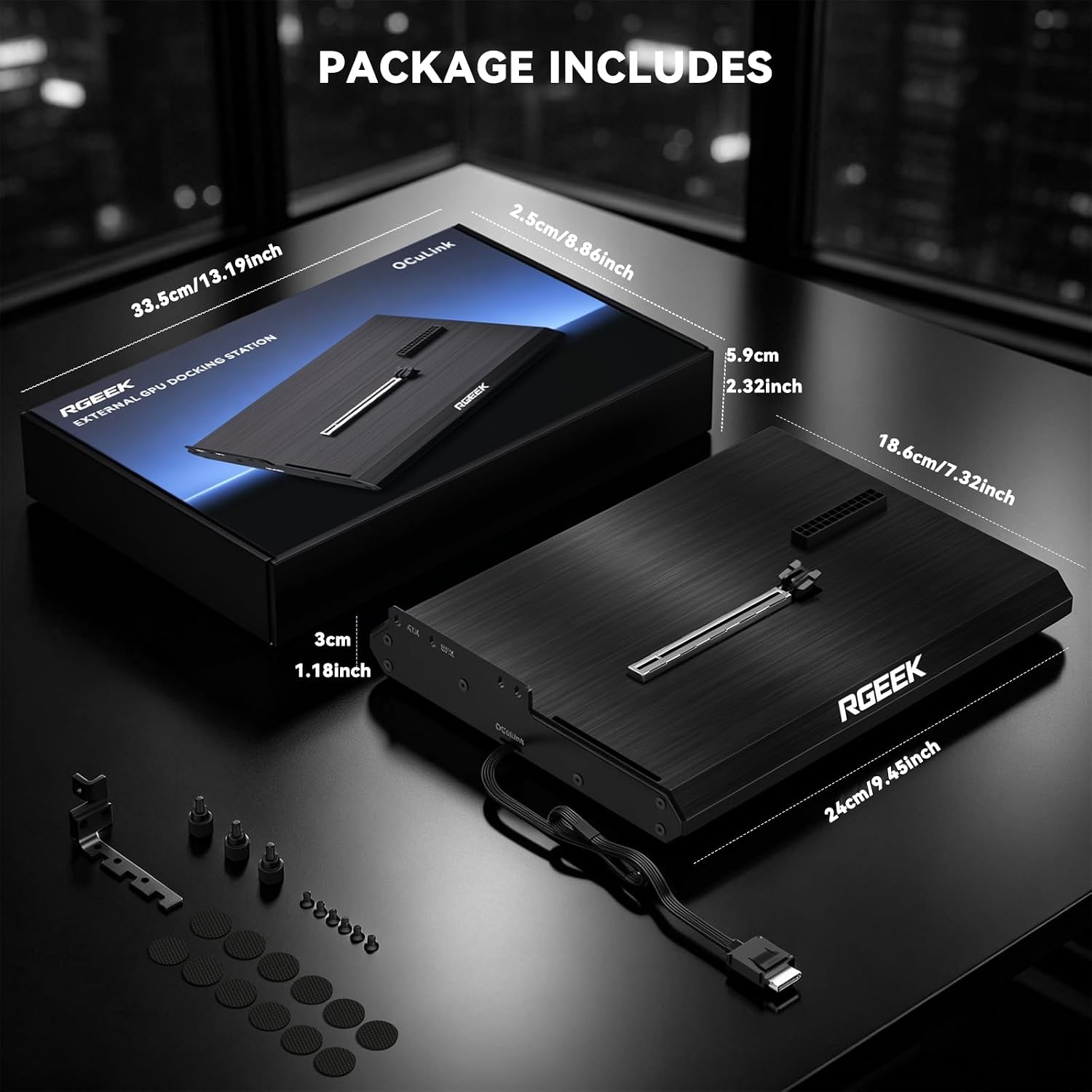 OCuLink eGPU Dock PCIe 5.0 x4  - Oculink Egpu Mini Pc ulasan dan harga